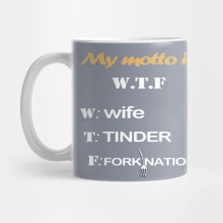 husband wife joke Mug